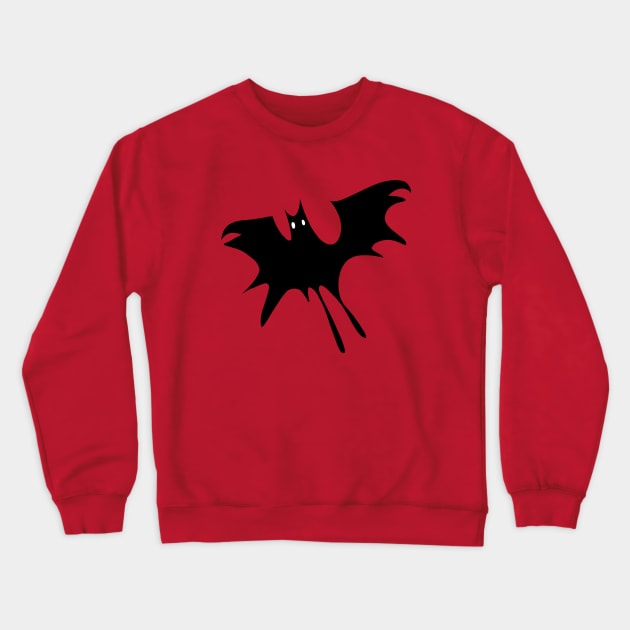 Kooky Spooky Bat Crewneck Sweatshirt by tigerbright